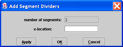 Add Segment Dialog