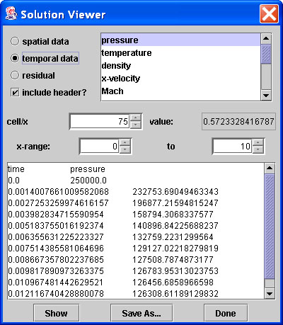 List Solution Dialog